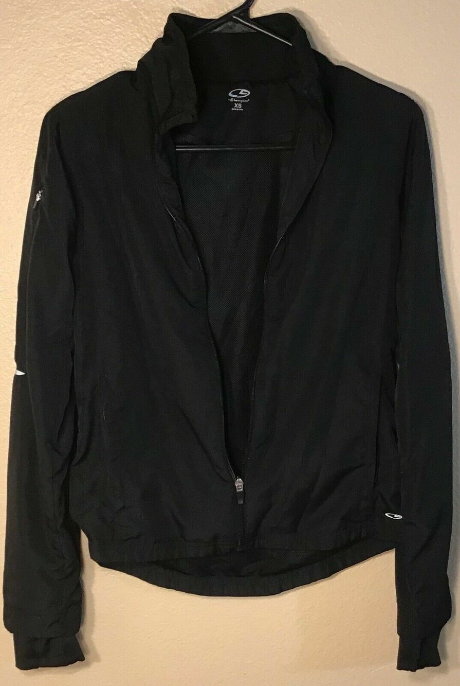 C9 By Champion Womens Track Jacket W/ Thumb Holes And Zip Pockets. Size XS